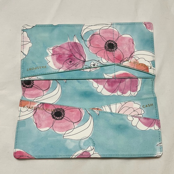 Floral Travel Wallet - Picture 2 of 3